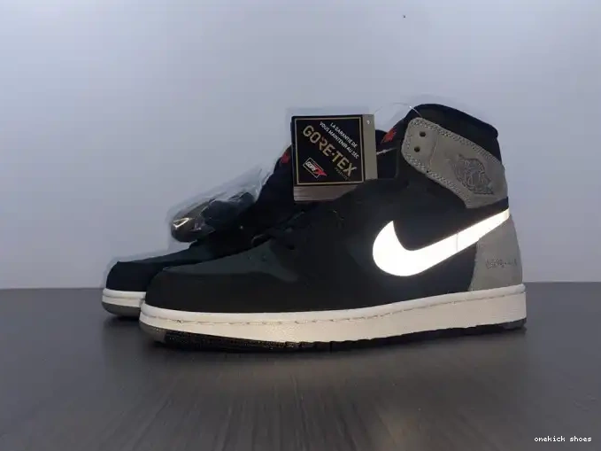 Rep Onekick Element Jordan High Gore-Tex DB2889-001 Retro 1 Grey Particle Black 0406